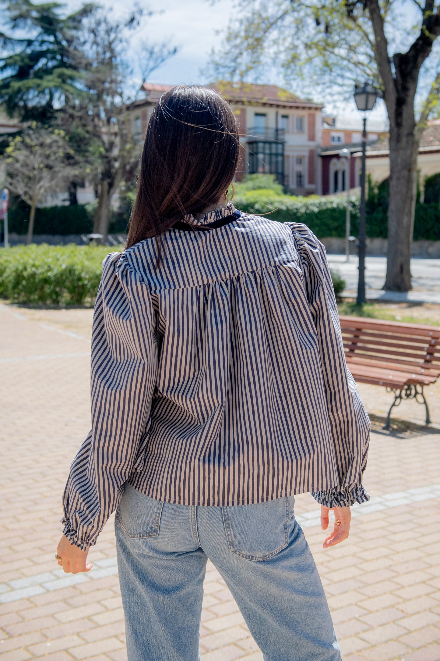 Blusa de rayas