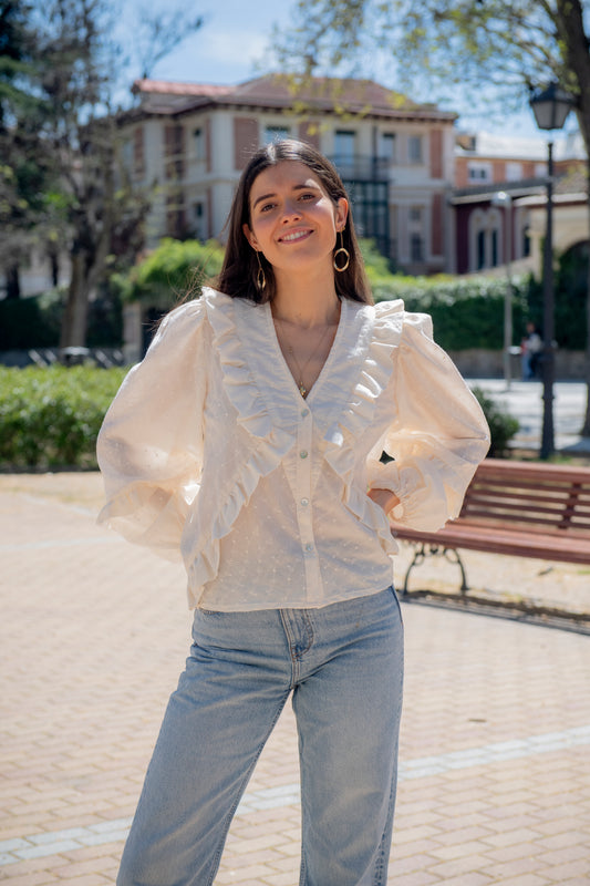 Blusa Volantes