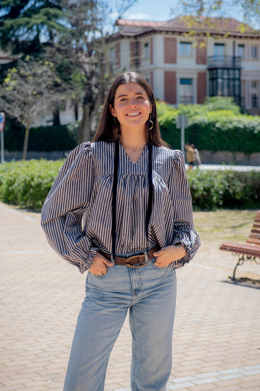 Blusa de rayas